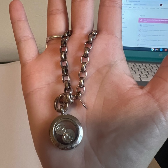 Origami Owl Silver Charm Bracelet - Picture 5 of 6